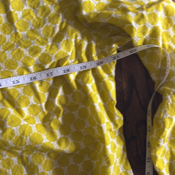 Crown & Ivy Yellow Leaf Print Shirt - Picture 5 of 8